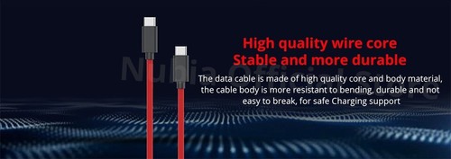 Nubia Type-C to Type-C 9A Date Cable PA1008 Length 1m for Nubia redmagic Phone - Picture 14 of 15