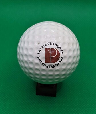 Vintage Palmetto Dunes logo golf ball (Hilton Head Island, South Carolina)