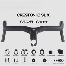 Gravel Integrated Cockpit 28.6/31.8mm Internal Cable Routing Carbon Handlebar