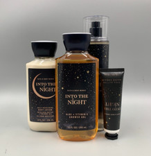 Bath  Body Works Into The Night Lotion Mist Wash Cream Set Full Size S/4 671