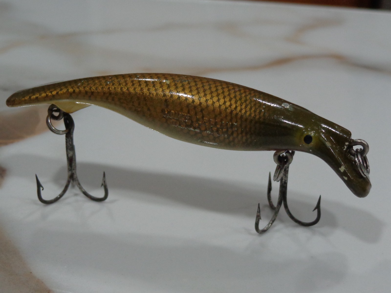 VINTAGE 1950'S HOMER LEBLANC TACKLE MFGR. SWIM WHIZZ FISHING LURE! MUST SEE!!