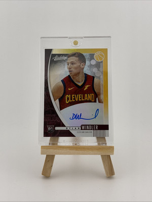 2019-20 Dylan Windler Rookie On Card Auto Panini Gold Absolute Basketball  