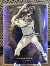 Craig Biggio 2023 Panini Chronicles Titan Baseball Blue Velocity /99 #20