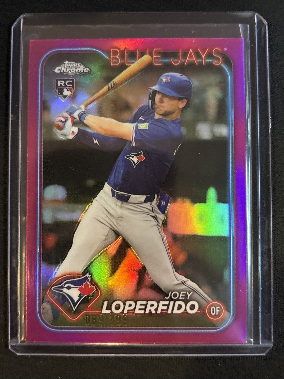 🔥Joey Loperfido 2024 Topps Chrome Update #USC195 Magenta Refractor 089/399