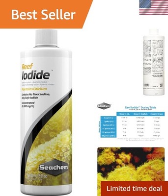 500ml Reef Iodide - Essential Aquarium Conditioner for Invertebrates' Growth
