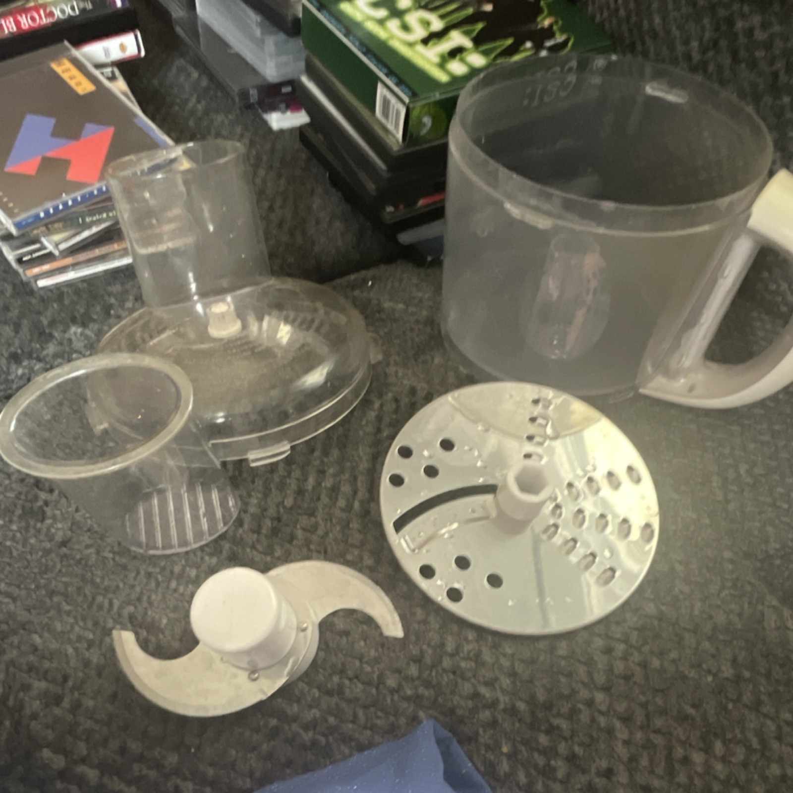 Food Processor Replacement Parts Set - Bowl, Lid, Pusher, Bl