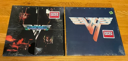 Van Halen Debut I 1 & II 2 12" Vinyl Record LP First or Early Press Shrink Wrap