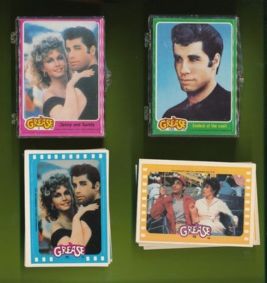 1978 Topps Grease Series 1 & 2 Complete Sets -  132 Cards & 22 Stickers  EX-NrMt