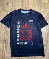 Puma Red Bull Racing 2021 F1 World Champion MV33 Versteppan Shirt Mens Size L