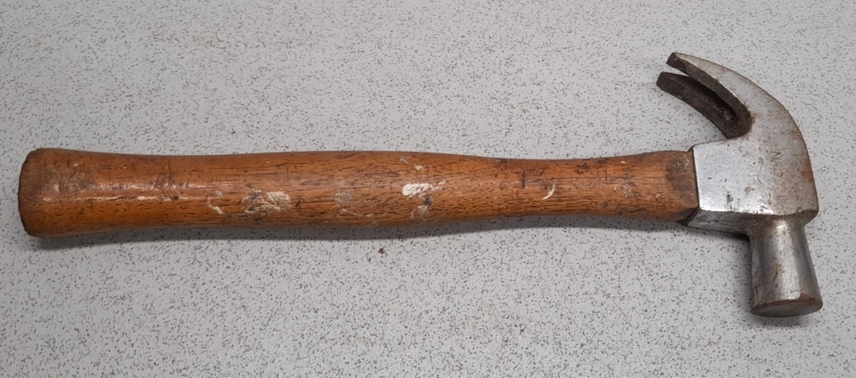 Vintage W Marples & Sons No 2 Claw Hammer Nail Puller Carpenters Tool - Image 4 of 4