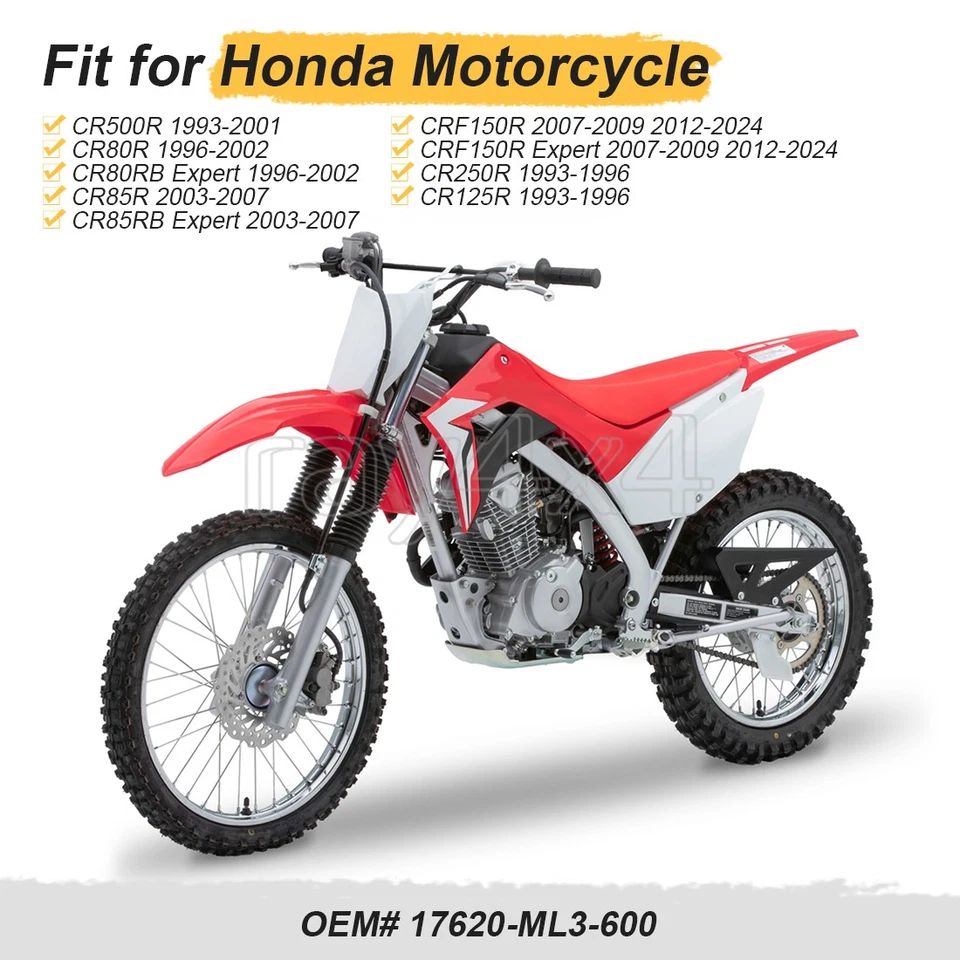 Fuel Tank Gas Cap Assy For Honda CR125R CR250R CR500R CR150R 17620-ML3-600 F/S - Image 2 of 4