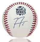 Freddie Freeman Signed 2021 World Series Major League Baseball Beckett Witnessed