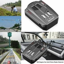 16 Band 360 Degree Car Trucker Speed Voice Alert Warning V9 Laser Radar Detector