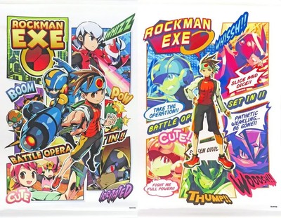Rockman Exe American Comic Style B2 Wandteppich 2er Set Franchises