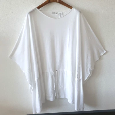 NEU BONPRIX Tunika OVERSIZE KLEID Weiß Nachthemd STRAND KLEID Gr. S bis XXL - Bild 1 von 4