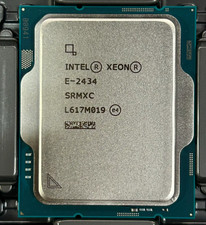 Intel Xeon E-2434 4-Core 8-Thread 3.4GHz Up to 5.0GHz LGA1700 DDR5 Server CPU