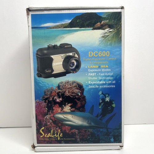 SeaLife DC600 Underwater Digital Camera  - WORKS, BATTERY DOESN’T HOLD CHARGE - Picture 16 of 18