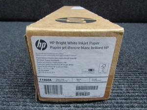 GENUINE HP C1860A (DESIGNJET 100) 24" X 150' BRIGHT WHITE INKJET PAPER