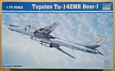 18-01609 TRUMPETER 1:72 Scale TUPOLEV Tu-142MR BEAR J Plastic Model Kit STARTED