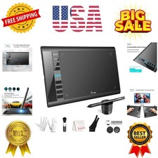 Graphics Drawing Tablet, M708 10 x 6 inch Large Drawing Tablet with 8 Hot Key...