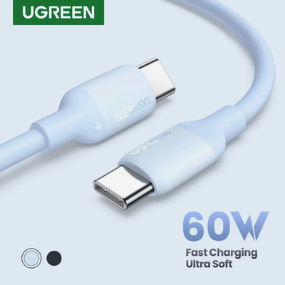 UGREEN 60W USB-C PD Fast Charging Cable - light blue