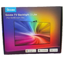 Govee TV Backlight 3 Lite with Fish-Eye Correction Function Sync to 55-65 Inch