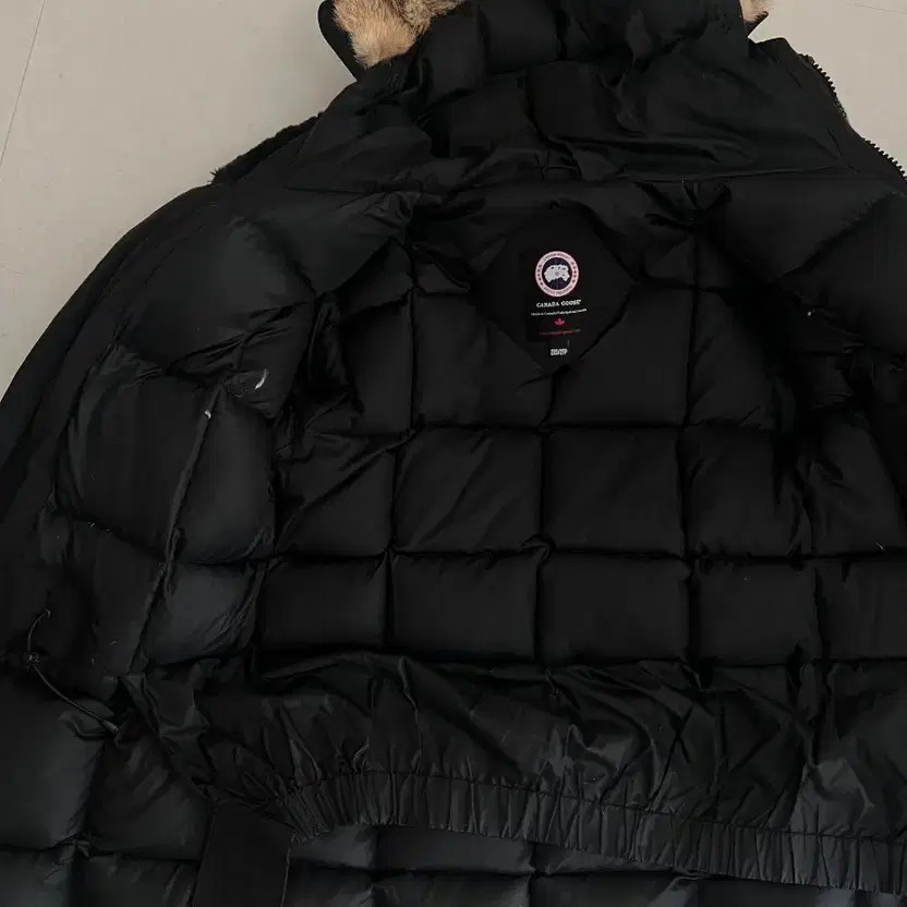 Canada Goose Black Puffer Jacket with Fur Hood thumbnail 3