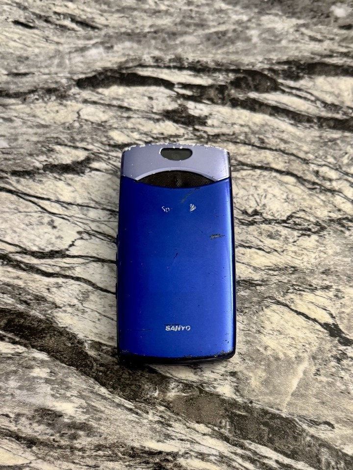 Sony Spring Phone Vintage Sanyo Katana LX Sprint Flip Phone Blue Retro 2000s Y2K ...