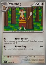 073/086 WATCHOG UNCOMMON WHITE FLARE POKEMON CARD