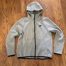 Nike Tech Fleece Windrunner Full-zip Hoodie Jacket Grey Medium