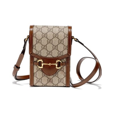Gucci Horsebit 1955 Mobile Phone Bag Cigarette Box Bag Unisex 4.5x1.5x6.6 in