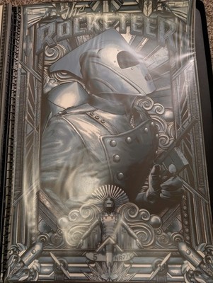 Bottleneck Gallery The Rocketeer Anthony Petrie Metallic Variant Poster /50