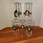 VINTAGE FRISCH'S BIG BOY COCA COLA HAPPY HOLIDAY GLASSES