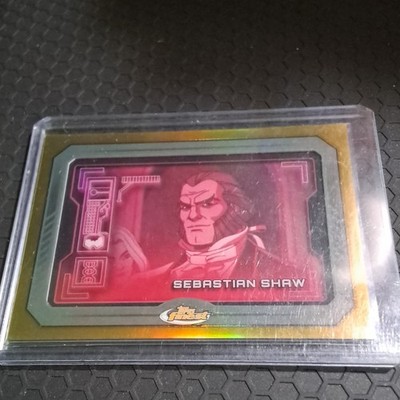 Topps Finest Marvel X-Men Sebastian Shaw Serial Numbered Card SS-18 19/50
