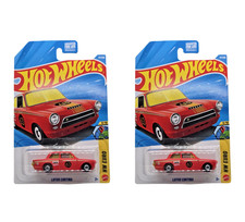 2026 Hot Wheels Lotus Cortina #67 Matte Red - Set of 2