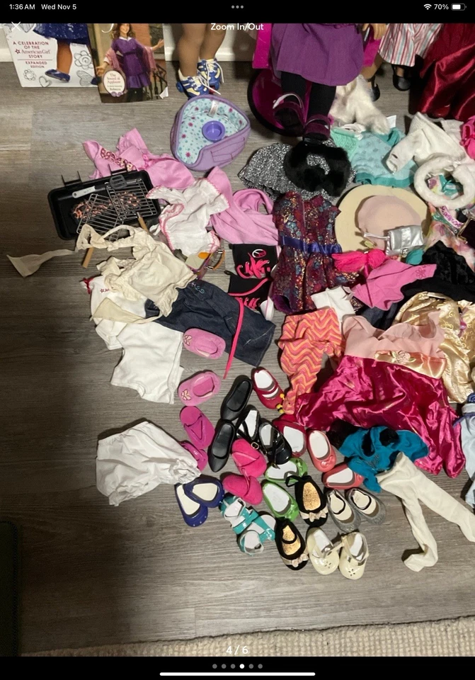 AMERICAN GIRL JULIE MARY ELLEN REBECCA DOLLS & CLOTHING LOT - Image 4 of 4