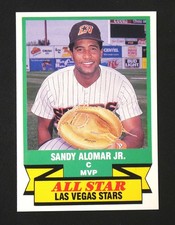 1989 CMC LAS VEGAS STARS AAA Minor League SANDY ALOMAR JR #31