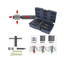 &Ouml;lablassschrauben-Dichtsitz-Planfr&auml;ser-Satz, 6-tlg KS TOOLS 150.1485