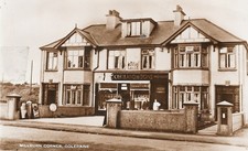 Rare Coleraine card of McClelland's shop and PO at Millburn Cnr. later Camerons