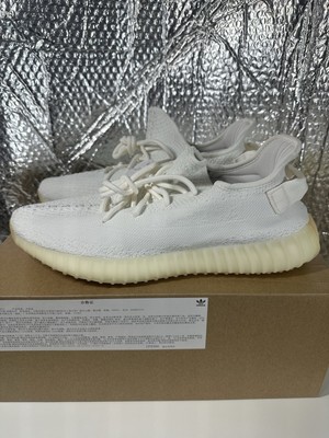 Adidas Cream Yeezy 350 V2 Size 12M US / 13.5W US / 11.5 UK