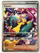 Pokemon TCG Canari 291/217 Ascended Heroes Trainer Supporter SIR FA Holo