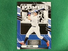 2021 Absolute Power Green #11 Jim Thome Cleveland Indians