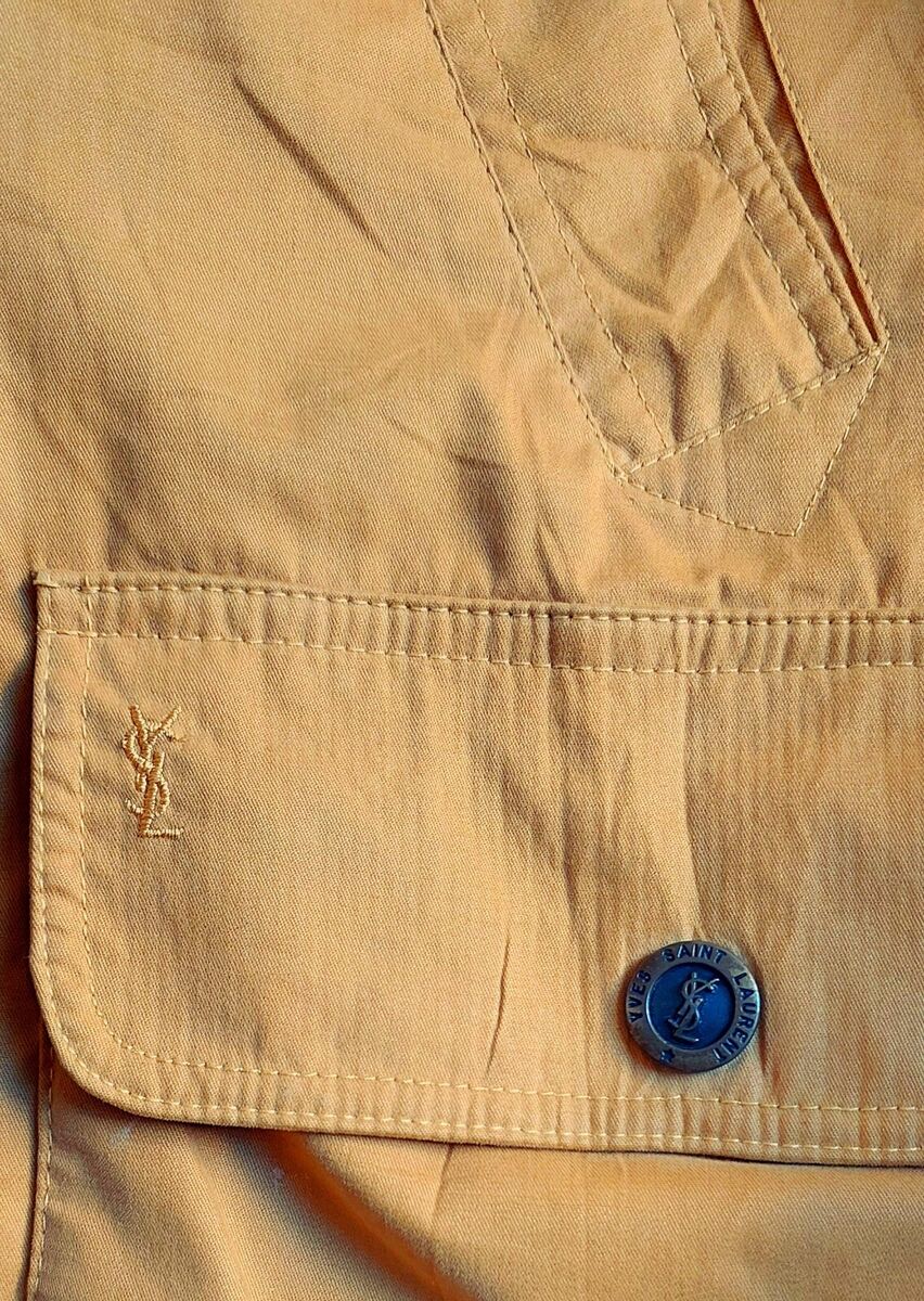 vintage saint laurent Yves Ysl Over Coat Size L YELLOW vintage saint laurent Yves Ysl Over Coat Size L YELLOW