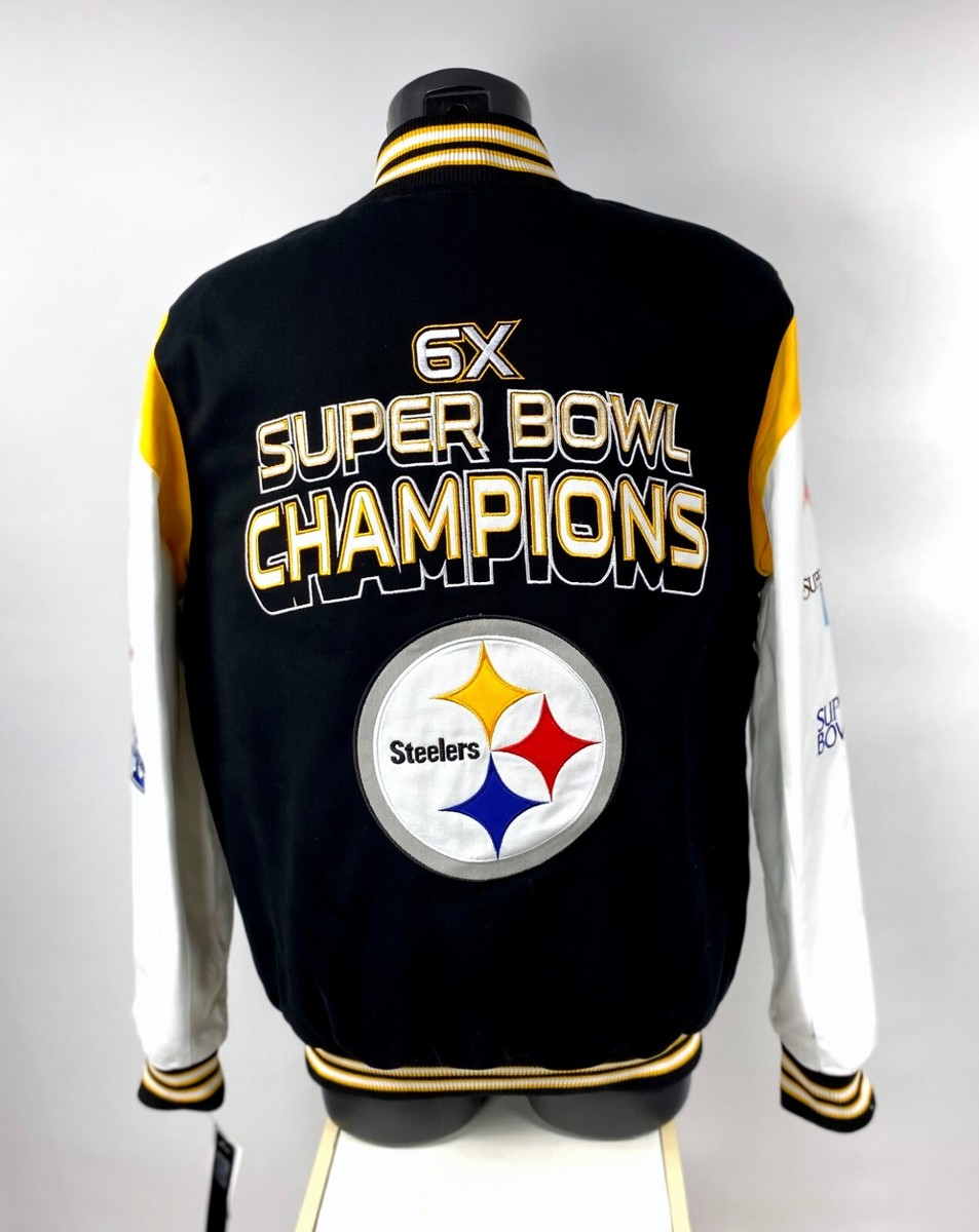 Pittsburgh Steelers ジャケット XL Pittsburgh Steelers 5-Time NFL Super Bowl Champs Vintage