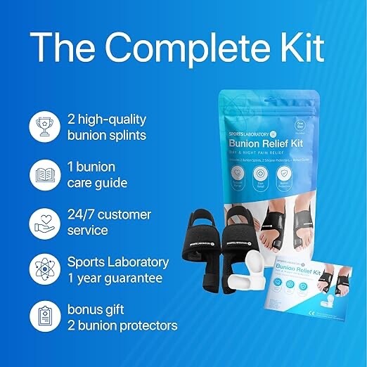 Sports Laboratory Bunion Corrector Set Day & Night Kit Ultimate