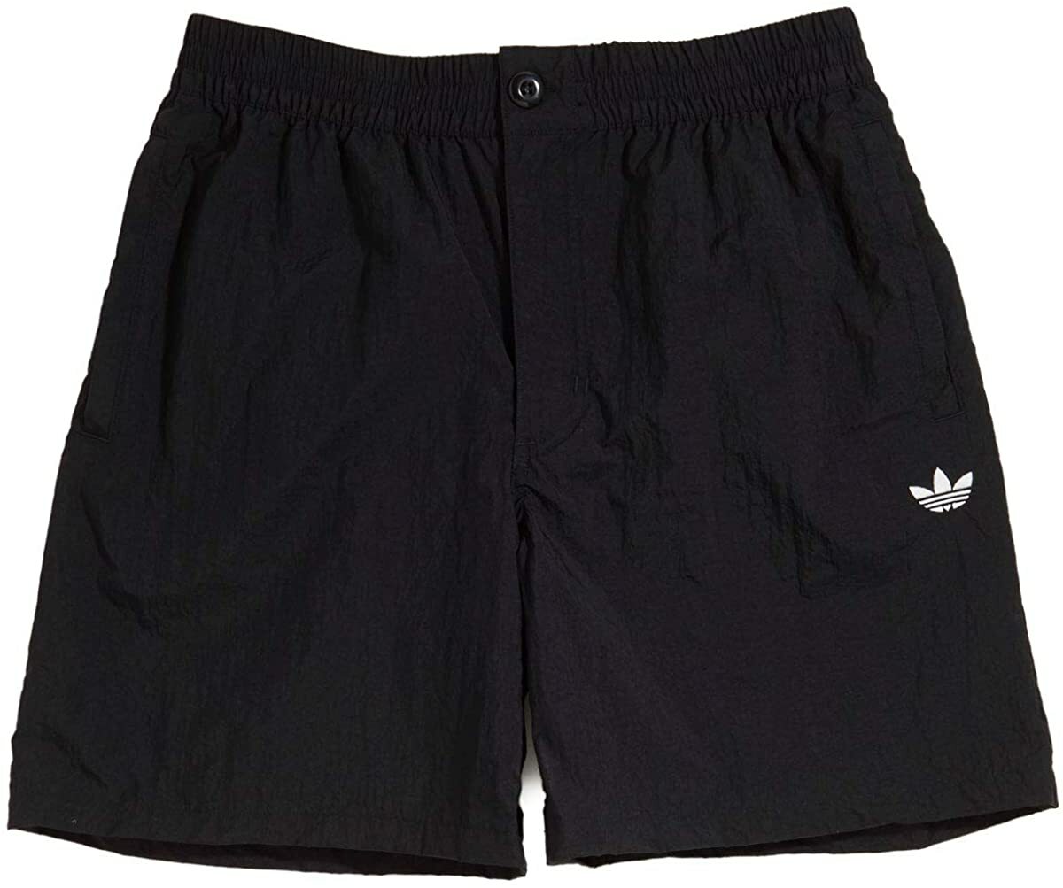 Атласные шорты Adidas для взрослых унисекс для скейтбординга, черные