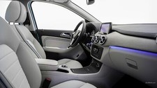 Cars class mercedes benz b Desk Mat Stitched