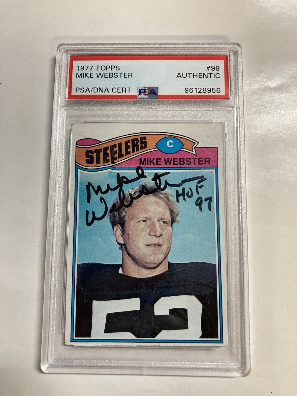 Awesome Psa /dna 1977 Topps Mike ster autograph card RC rookie Hof