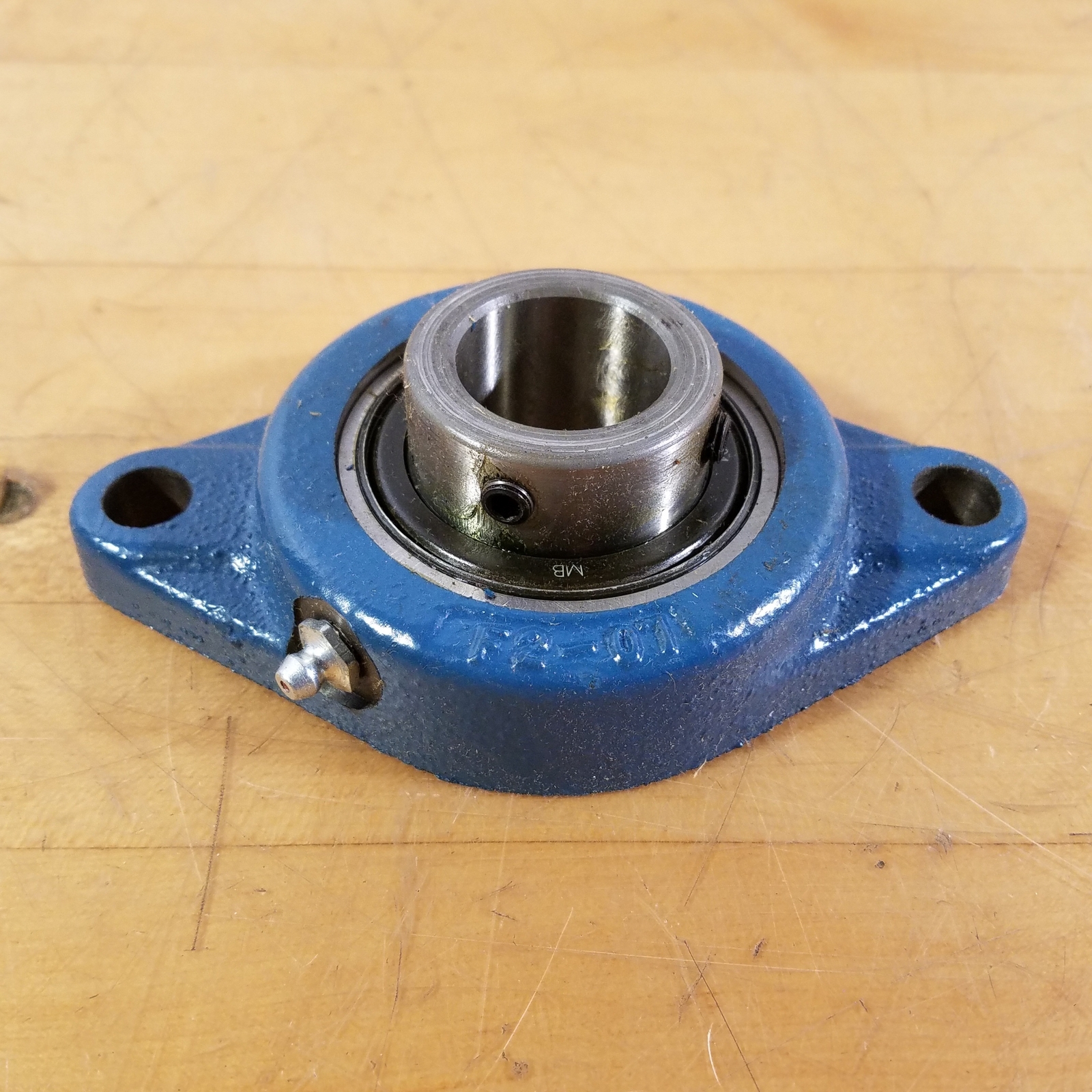 MB Manufacturing FC225114 Mounted Ball Bearing, 11/4" Bore, 2 Hole