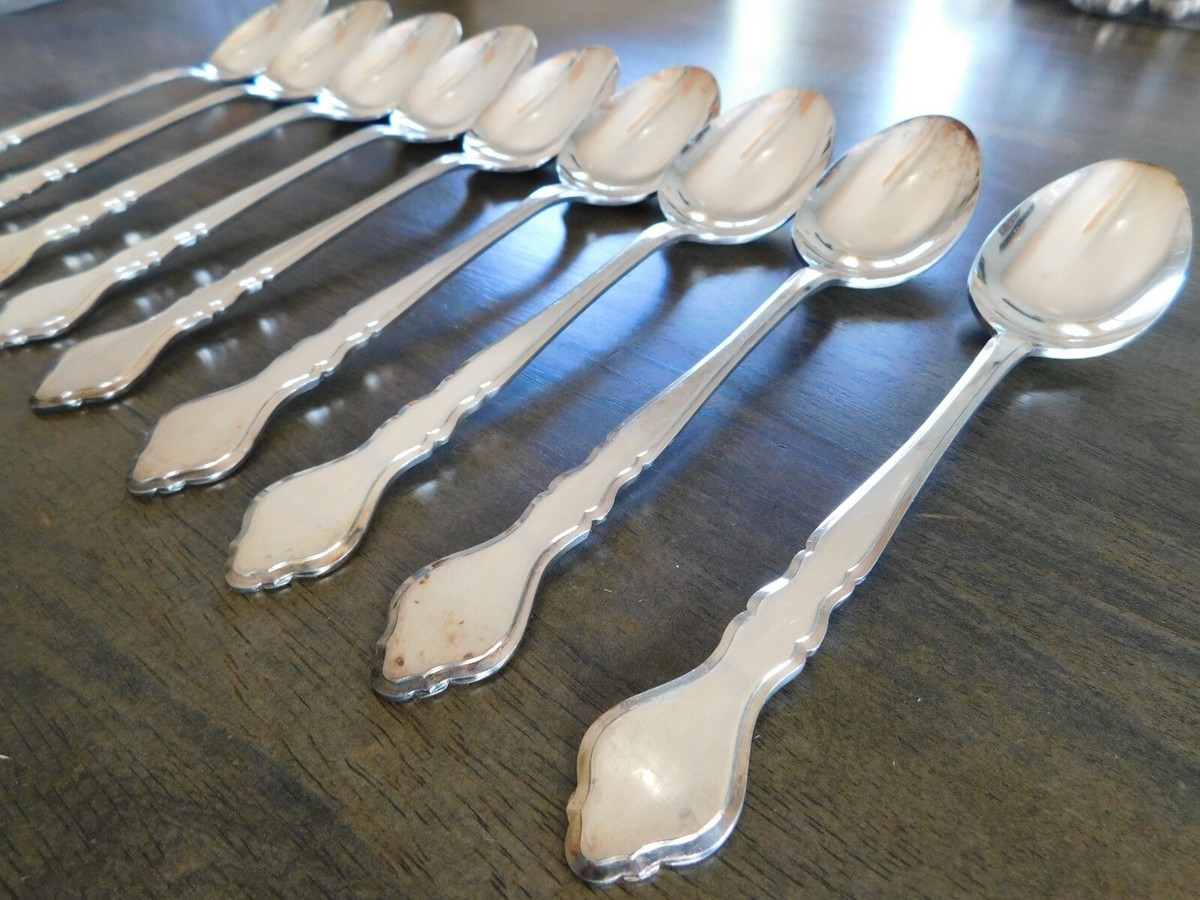 Japan Silver Plated Spoons 7.5